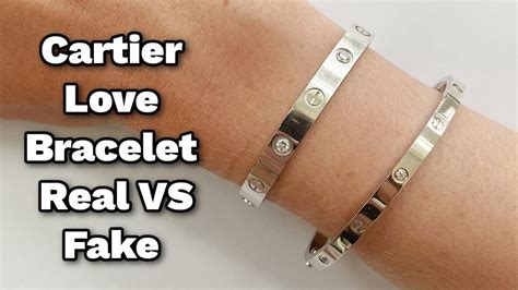 cartier love bracelet real|how to tell if a cartier bracelet is real.